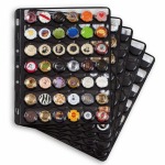 LEUCHTTURM - Cartella a 4 anelli GRANDE CHAMP con 5 fogli neri, senza custodia