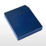 BOLAFFI - Cartella a 4 anelli MASTER con custodia, vuota - Blu