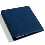 LEUCHTTURM - Cartella a 4 anelli OPTIMA F con custodia - Blu