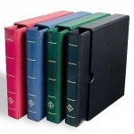 LEUCHTTURM - Cartella a 4 anelli OPTIMA F con custodia - Qualsiasi colore