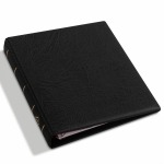 LEUCHTTURM - Cartella a 4 anelli OPTIMA F con custodia - Nera