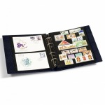 LEUCHTTURM - Cartella a 4 anelli OPTIMA F con custodia - Nera
