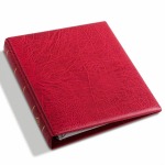 LEUCHTTURM - Cartella a 4 anelli OPTIMA F con custodia - Rossa