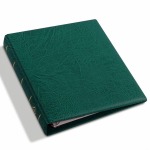 LEUCHTTURM - Cartella a 4 anelli OPTIMA F con custodia - Verde