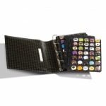 LEUCHTTURM - Cartella a 4 anelli VARIO CHAMP con 5 fogli senza custodia - Nera