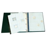 MASTER PHIL - Cartella a 4 anelli per OBLÒ senza custodia, vuota - Verde