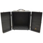 ABAFIL - Cassettiera MARMOTTA con 20 ripiani Standard in velluto blu Linea Classica a scelta - Nera