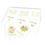 MARINI - Etichette adesive numeri romani I, II, III - 3 pz.