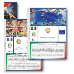 ABAFIL - Fogli 2 € COMMEMORATIVI sfusi Italia 2015 (per le 3 emissioni)