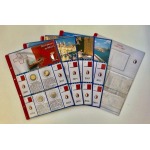 ABAFIL - Cartella a 4 anelli ALBUM 2 € REPUBBLICA DI MALTA con custodia e fogli dal 2009 al 2019