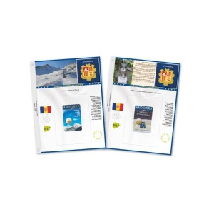 ABAFIL - Fogli 2 € commemorativi Andorra 2017 in blister