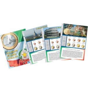 ABAFIL - Fogli ALBUM €URO ITALIA per serie Euro dal 2002 al 2019