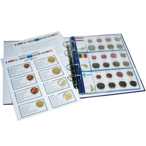 ABAFIL - Fogli ALBUM €URO MONEY / €URO MONEY SMALL per serie Euro dei 19 Paesi senza anno