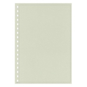 LINDNER - Fogli BLANKO A4 color grigio argento con quadrettatura grigia - 10 pz.
