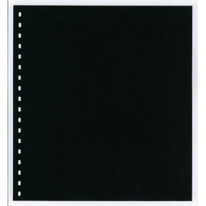 LINDNER - Fogli BLANKO color nero senza stampe - 10 pz.