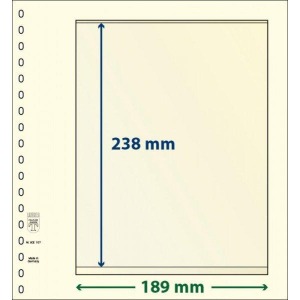 LINDNER - Fogli T-BLANKO a 1 tasca 802107 - 10 pz.