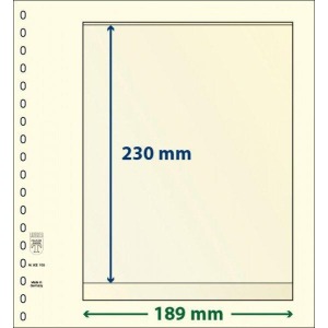 LINDNER - Fogli T-BLANKO a 1 tasca 802108 - 10 pz.