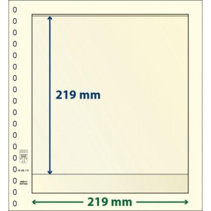 LINDNER - Fogli T-BLANKO a 1 tasca 802110 - 10 pz.