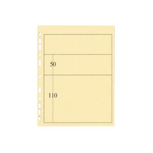 ABAFIL - Fogli avorio MINI POCKET a 3 listelli misti - 10 pz.