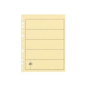 ABAFIL - Fogli avorio MINI POCKET a 5 listelli da 176x40 mm - 10 pz.
