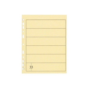 ABAFIL - Fogli avorio MINI POCKET a 6 listelli da 176x33 mm - 10 pz.