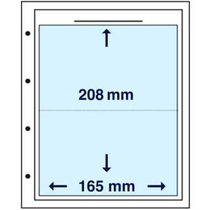 MARINI - Fogli bianchi ALFA 260/1 a 1 listello da 165x208 mm - 15 pz.
