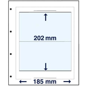 MARINI - Fogli bianchi ALFA 305/1 a 1 listello da 185x202 mm - 8 pz.