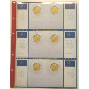 ABAFIL - Fogli generici 2 € COMMEMORATIVI - 5 pz.