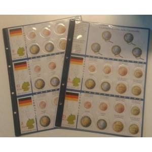 ABAFIL - Fogli generici €URO MONEY per serie Euro Germania 5 Zecche