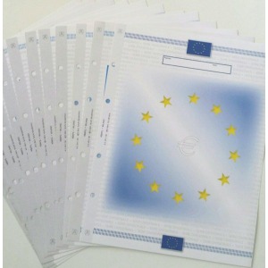 ABAFIL - Fogli generici SERIE DIVISIONALI UNIONE EUROPEA - 18 pz.