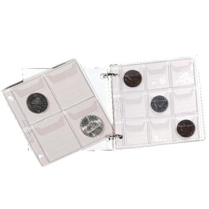 ABAFIL - Fogli trasparenti BAJ a 4 tasche da 40 mm - 5 pz.