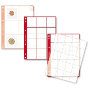 ABAFIL - Fogli trasparenti ECO DENA a 6 tasche da 45 mm - 6 pz.