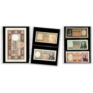 ABAFIL - Fogli trasparenti PAPER MONEY a 1 tasca con separatori - 10 pz.