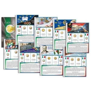 ABAFIL - Foglio 2 € COMMEMORATIVI sfusi Italia 2013 (per le 2 emissioni)