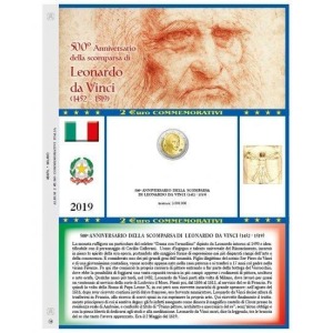 ABAFIL - Foglio 2 € COMMEMORATIVO sfuso Italia 2019