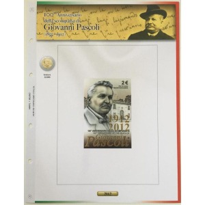 ABAFIL - Foglio 2 € Italia 2012 Pascoli in folder