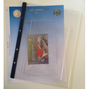 ABAFIL - Foglio ALBUM 2 € SAN MARINO in folder 2018 Bernini