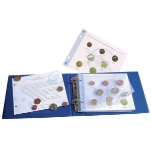 ABAFIL - Foglio generico ALBUM €URO COINS per 1 serie Euro