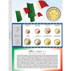 ABAFIL - Foglio ALBUM €URO ITALIA per serie Euro 2011