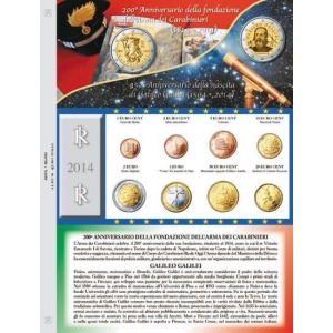 ABAFIL - Foglio ALBUM €URO ITALIA per serie Euro 2014