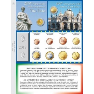 ABAFIL - Foglio ALBUM €URO ITALIA per serie Euro 2017