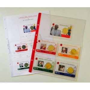 ABAFIL - Foglio Coin Card e Stamp&Coin Card Vaticano 2018