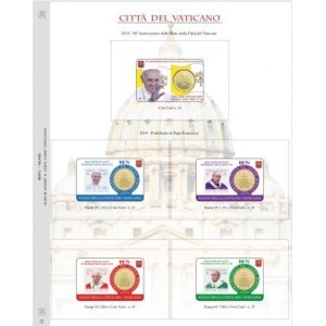 ABAFIL - Foglio Coin Card e Stamp&Coin Card Vaticano 2019