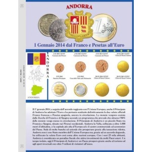ABAFIL - Foglio €URO MONEY per serie Euro Andorra 2014