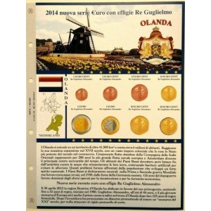 ABAFIL - Foglio €URO MONEY per serie Euro Olanda 2014 nuovo conio