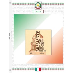 ABAFIL - Foglio SERIE DIVISIONALE con argento ITALIA 2014