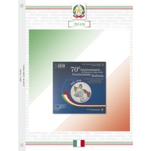 ABAFIL - Foglio SERIE DIVISIONALE con argento ITALIA 2018