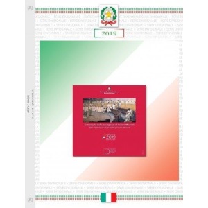 ABAFIL - Foglio SERIE DIVISIONALE con argento ITALIA 2019
