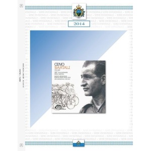 ABAFIL - Foglio SERIE DIVISIONALE con argento SAN MARINO 2014