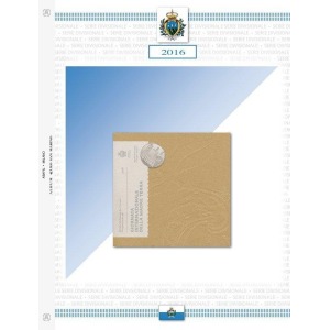 ABAFIL - Foglio SERIE DIVISIONALE con argento SAN MARINO 2016